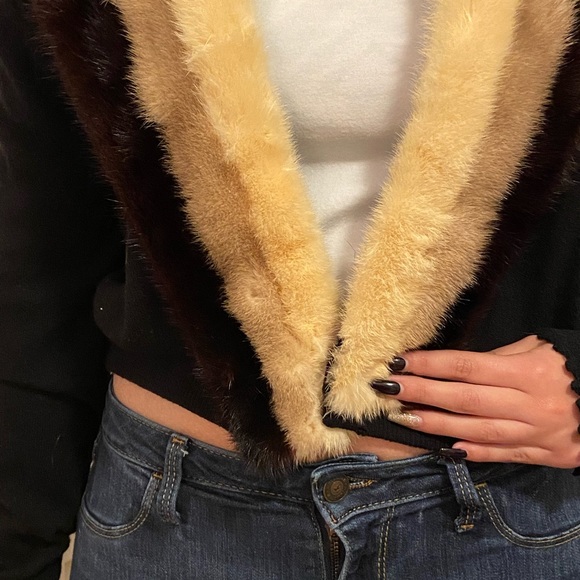 Vintage rabbit fur cardigan 1950-1960 - Picture 14 of 14